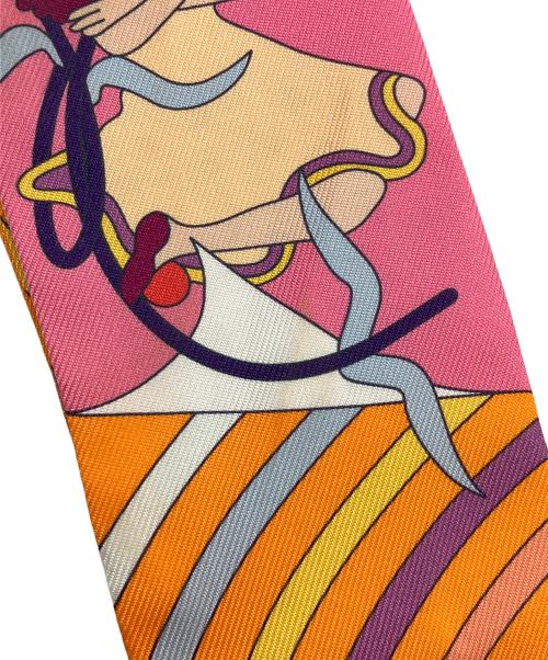 HERMES（エルメス）HERMES (エルメス) ツィリー ピンク/オレンジの古着・服飾アイテム