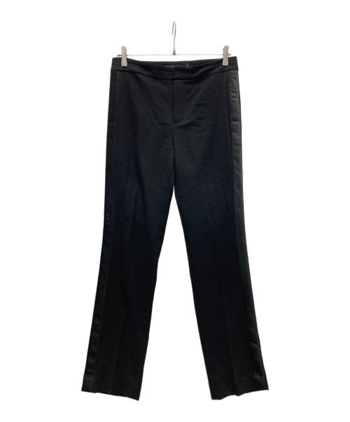 LAUREN RALPH LAUREN（ローレンラルフローレン）LAUREN RALPH LAUREN (ローレンラルフローレン) サイドラインパンツ ブラック サイズ:4の古着・服飾アイテム