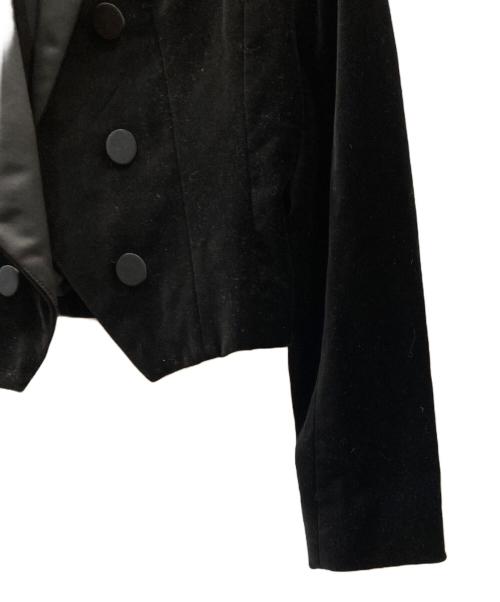 LAUREN RALPH LAUREN（ローレンラルフローレン）LAUREN RALPH LAUREN (ローレンラルフローレン) ベロアジャケット ブラック サイズ:4の古着・服飾アイテム