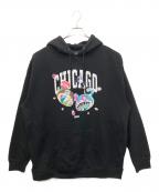 TM/KK×Complex conタカシムラカミ/カイカイキキ×コンプレックス コン）の古着「パーカー」｜ブラック