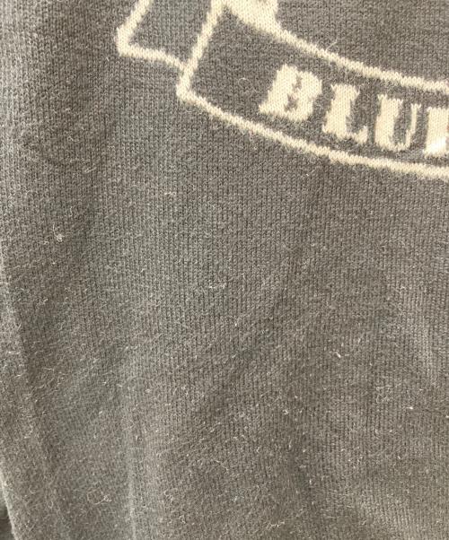 BURBERRY BLUE LABEL（バーバリー ブルー レーベル）BURBERRY BLUE LABEL (バーバリー ブルー レーベル) ロゴニット ブラック サイズ:38の古着・服飾アイテム