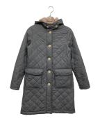 Traditional Weatherwearトラディショナルウェザーウェア）の古着「裏ボアフーデッドキルティングコート」｜グレー