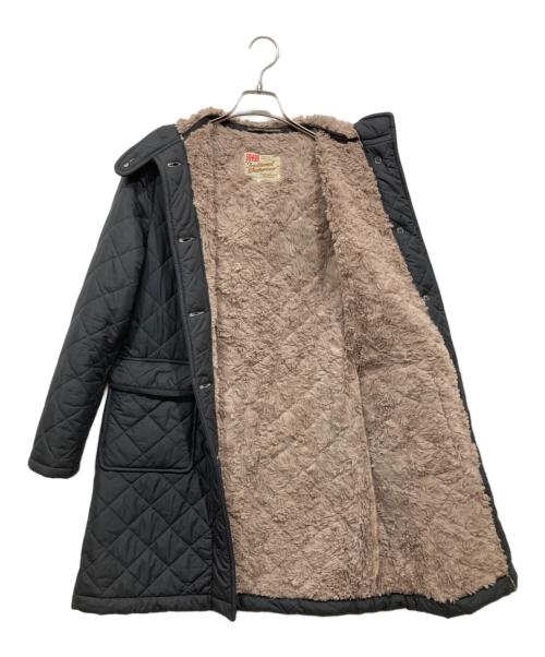 Traditional Weatherwear（トラディショナルウェザーウェア）Traditional Weatherwear (トラディショナルウェザーウェア) 裏ボアフーデッドキルティングコート グレー サイズ:38の古着・服飾アイテム