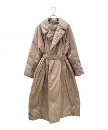 MONCLER（モンクレール）の古着「LAUZEE ダウンコート」｜ベージュ