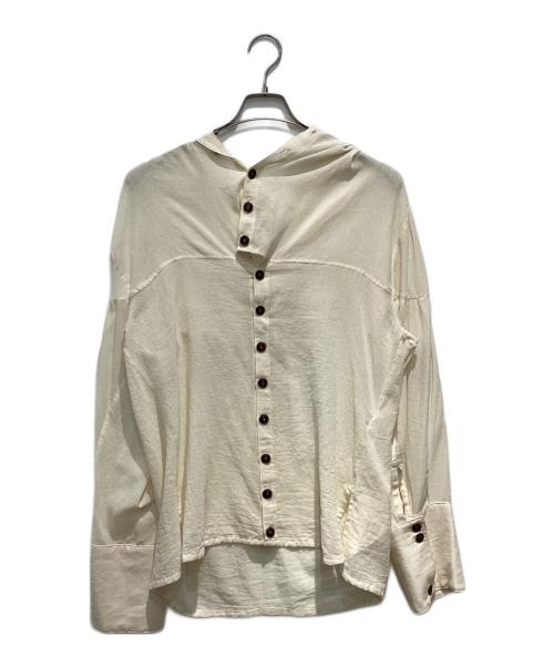 TISCAR ESPADAS（ティスカー・エスパダス）TISCAR ESPADAS (ティスカー・エスパダス) THE MANOOLINA SHIRT アイボリー サイズ:Sの古着・服飾アイテム