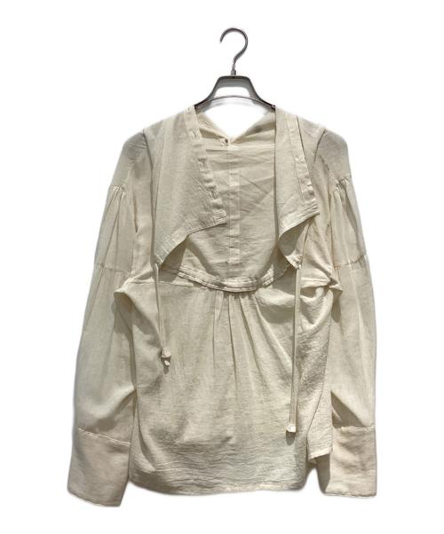 TISCAR ESPADAS（ティスカー・エスパダス）TISCAR ESPADAS (ティスカー・エスパダス) THE MANOOLINA SHIRT アイボリー サイズ:Sの古着・服飾アイテム