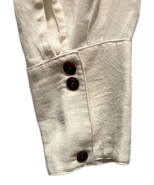 TISCAR ESPADAS（ティスカー・エスパダス）TISCAR ESPADAS (ティスカー・エスパダス) THE MANOOLINA SHIRT アイボリー サイズ:Sの古着・服飾アイテム