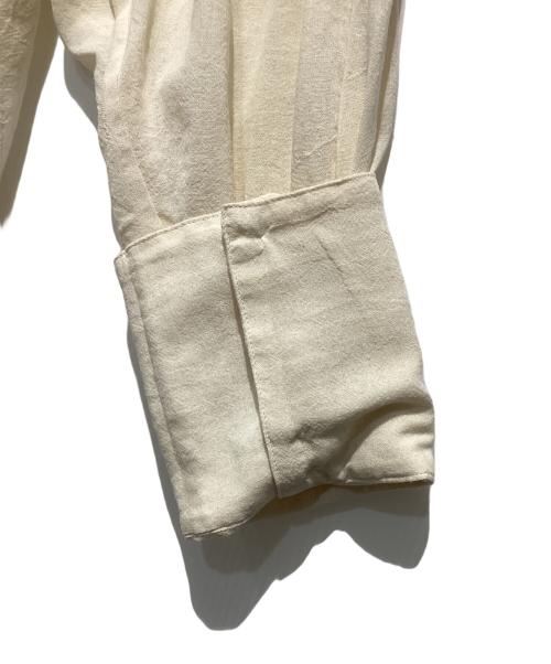 TISCAR ESPADAS（ティスカー・エスパダス）TISCAR ESPADAS (ティスカー・エスパダス) THE MANOOLINA SHIRT アイボリー サイズ:Sの古着・服飾アイテム