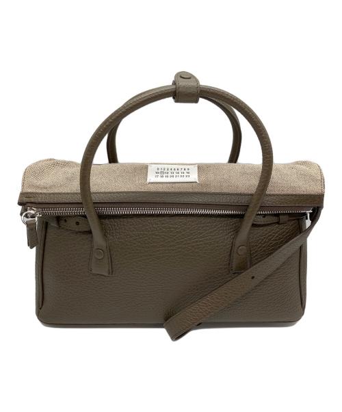 Maison Margiela（メゾンマルジェラ）Maison Margiela (メゾンマルジェラ) 5AC HANDBAG EAST WEST ブラウンの古着・服飾アイテム