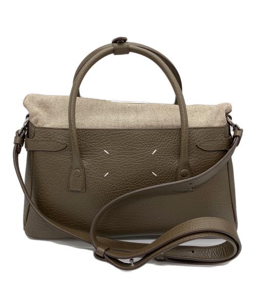 Maison Margiela（メゾンマルジェラ）Maison Margiela (メゾンマルジェラ) 5AC HANDBAG EAST WEST ブラウンの古着・服飾アイテム