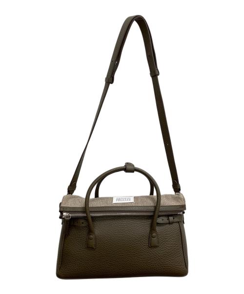 Maison Margiela（メゾンマルジェラ）Maison Margiela (メゾンマルジェラ) 5AC HANDBAG EAST WEST ブラウンの古着・服飾アイテム