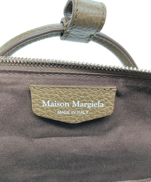 Maison Margiela（メゾンマルジェラ）Maison Margiela (メゾンマルジェラ) 5AC HANDBAG EAST WEST ブラウンの古着・服飾アイテム