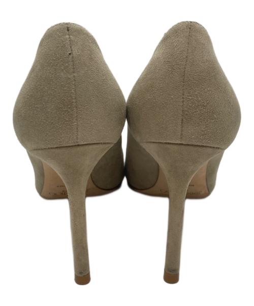 JIMMY CHOO（ジミーチュウ）JIMMY CHOO (ジミーチュウ) スウェードヒールパンプス ベージュ サイズ:36の古着・服飾アイテム