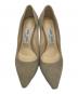 JIMMY CHOO (ジミーチュウ) スウェードヒールパンプス ベージュ サイズ:36：8000円