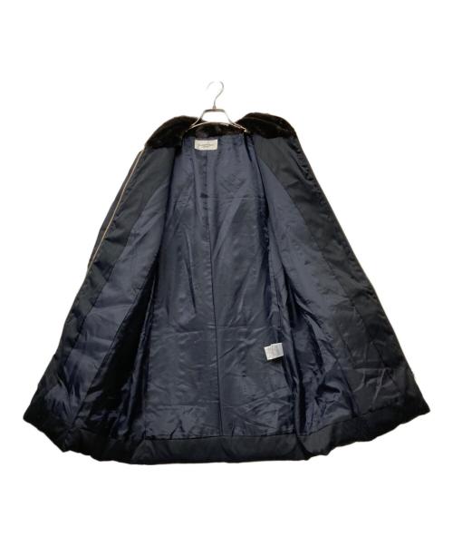 le.coeur blanc（ルクールブラン）le.coeur blanc (ルクールブラン) ファーフードロングダウン ブラック サイズ:SIZE38の古着・服飾アイテム