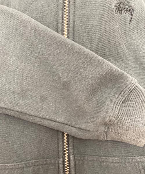 stussy（ステューシー）stussy (ステューシー) ジップパーカー グレー サイズ:Lの古着・服飾アイテム