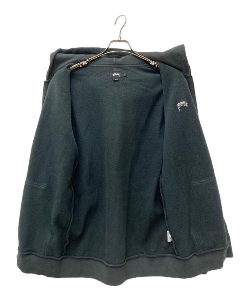stussy（ステューシー）stussy (ステューシー) ジップパーカー グレー サイズ:Lの古着・服飾アイテム