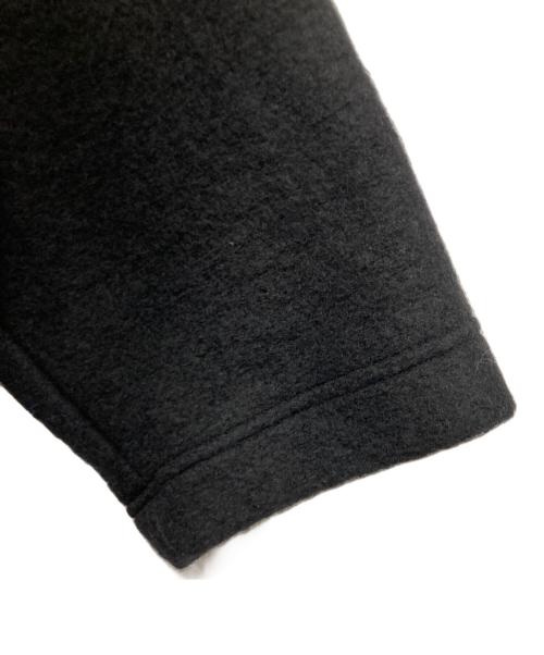 shes（シーズ）shes (シーズ) ノーカラーコート ブラック サイズ:Freeの古着・服飾アイテム