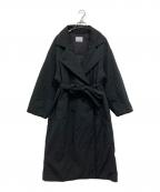 CLOCHEクロシェ）の古着「中綿ロングコート」｜ブラック