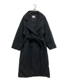 CLOCHE（クロシェ）の古着「中綿ロングコート」｜ブラック