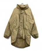 FREAK'S STOREフリークスストア）の古着「プリマロフト 中綿モンスターパーカー」｜ベージュ
