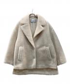 ADOREアドーア）の古着「ウールボアジャケット」｜アイボリー