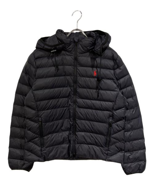 POLO RALPH LAUREN（ポロ・ラルフローレン）POLO RALPH LAUREN (ポロ・ラルフローレン) ウォーターレジスタント パッカブル フーデッド ジャケット ネイビー サイズ:Ｍの古着・服飾アイテム