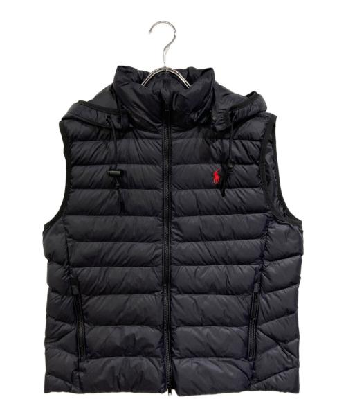 POLO RALPH LAUREN（ポロ・ラルフローレン）POLO RALPH LAUREN (ポロ・ラルフローレン) ウォーターリペラント パッカブル ベスト ネイビー サイズ:Ｍの古着・服飾アイテム