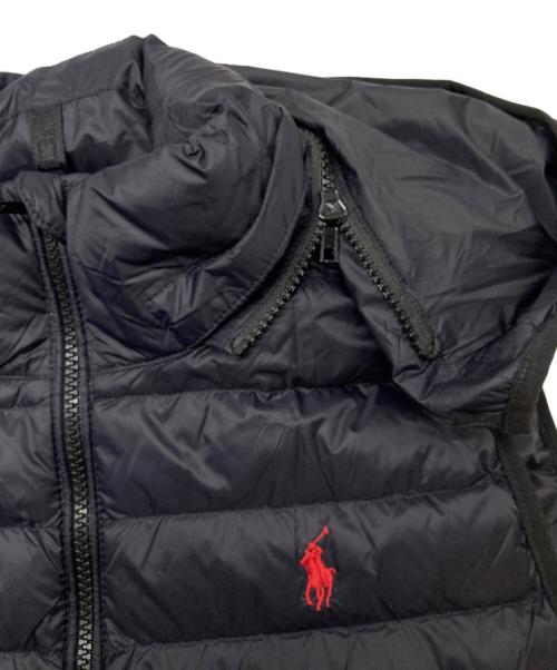 POLO RALPH LAUREN（ポロ・ラルフローレン）POLO RALPH LAUREN (ポロ・ラルフローレン) ウォーターリペラント パッカブル ベスト ネイビー サイズ:Ｍの古着・服飾アイテム