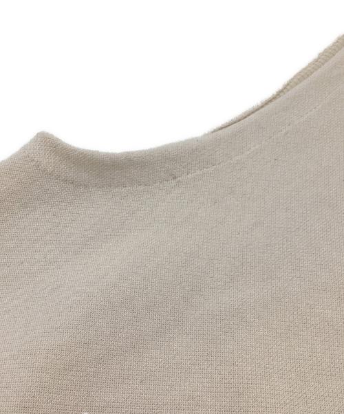 MIESROHE（ミースロエ）MIESROHE (ミースロエ) washable裏毛編みニットベスト アイボリー サイズ:FREEの古着・服飾アイテム