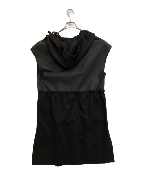 Rawtus（ロゥタス）Rawtus (ロゥタス) レザー切替ロングベスト ブラウン サイズ:38の古着・服飾アイテム