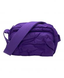 LACOSTE（ラコステ）の古着「パフィークロコ キルテッドバッグ」｜パープル