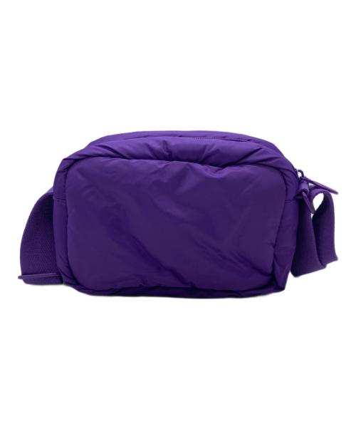 LACOSTE（ラコステ）LACOSTE (ラコステ) パフィークロコ キルテッドバッグ パープルの古着・服飾アイテム