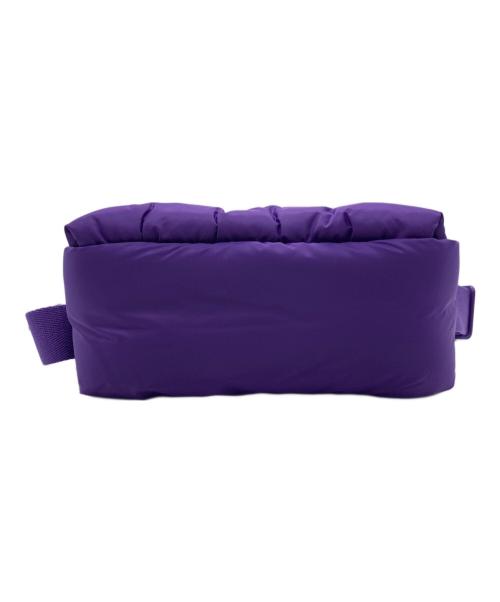 LACOSTE（ラコステ）LACOSTE (ラコステ) パフィークロコ キルテッドバッグ パープルの古着・服飾アイテム