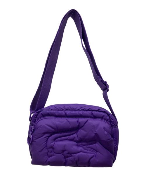 LACOSTE（ラコステ）LACOSTE (ラコステ) パフィークロコ キルテッドバッグ パープルの古着・服飾アイテム