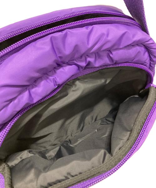 LACOSTE（ラコステ）LACOSTE (ラコステ) パフィークロコ キルテッドバッグ パープルの古着・服飾アイテム