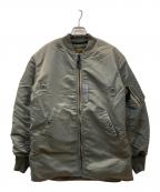 waiperワイパー）の古着「MA-1 ALL フライトコート」｜オリーブ