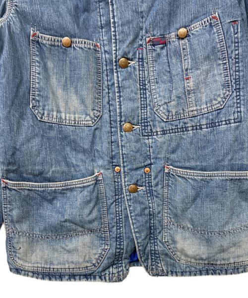 BLUE BLUE（ブルーブルー）BLUE BLUE (ブルーブルー) 中綿カバーオール インディゴ サイズ:XSの古着・服飾アイテム