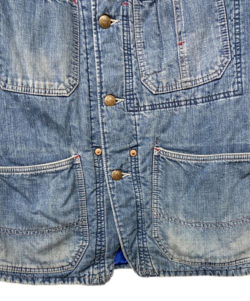 BLUE BLUE（ブルーブルー）BLUE BLUE (ブルーブルー) 中綿カバーオール インディゴ サイズ:XSの古着・服飾アイテム