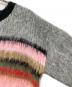 中古・古着 MAISON SPECIAL (メゾンスペシャル) Multi Border Short Length Knit Tops(マルチ ボーダー ショート レングス ニット トップス) ピンク サイズ:Free：5000円
