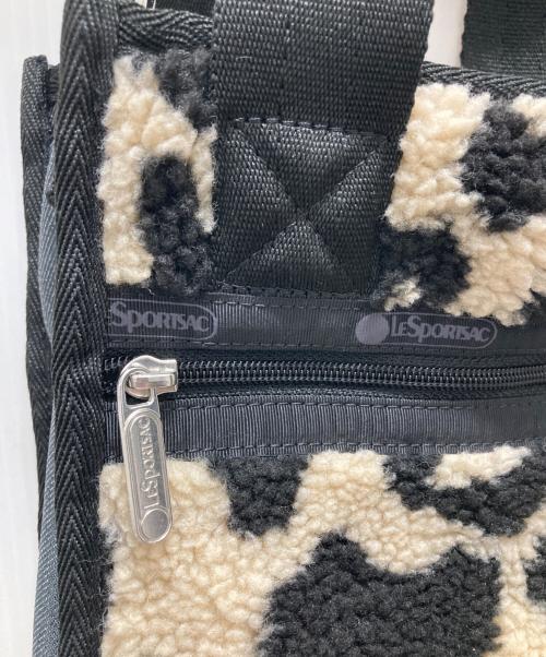 LeSportsac（レスポートサック）LeSportsac (レスポートサック) レオパードボア2WAYバッグ ベージュの古着・服飾アイテム