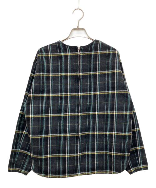 OHGA（オオガ）OHGA (オオガ) チェックブラウス グリーン サイズ:Fの古着・服飾アイテム