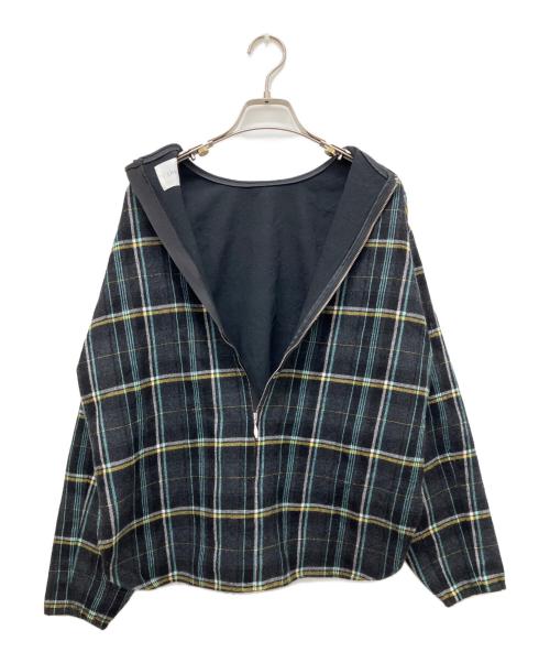 OHGA（オオガ）OHGA (オオガ) チェックブラウス グリーン サイズ:Fの古着・服飾アイテム