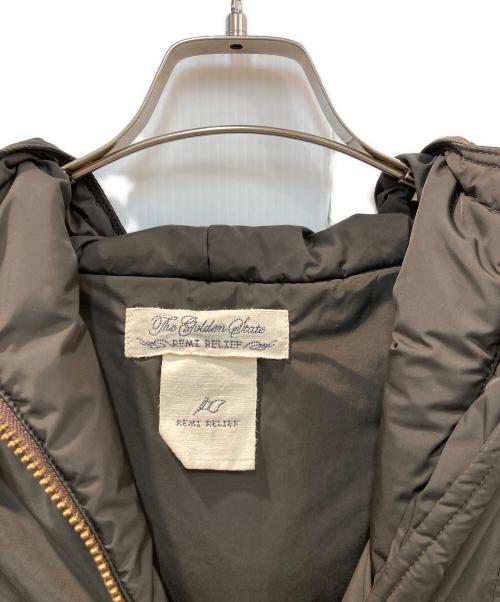 REMI RELIEF（レミレリーフ）REMI RELIEF (レミレリーフ) L'Appartement (アパルトモン) Zip up 2way Blouson ブラウン サイズ:Fの古着・服飾アイテム