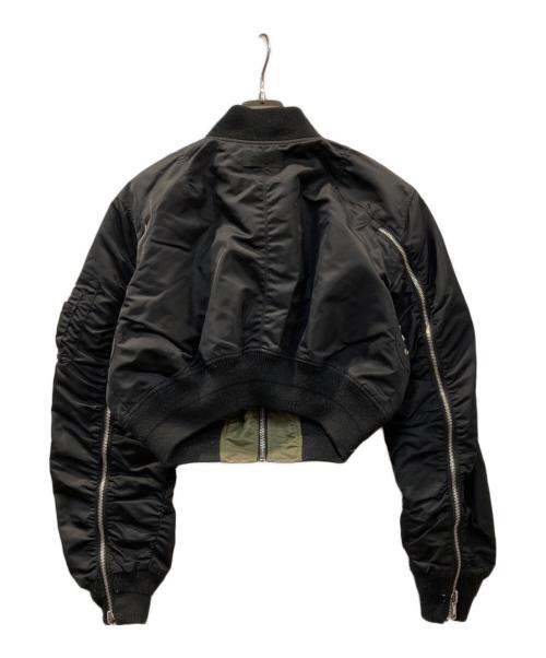 DIESEL（ディーゼル）DIESEL (ディーゼル) クロップドボンバージャケット ブラック サイズ:XSの古着・服飾アイテム