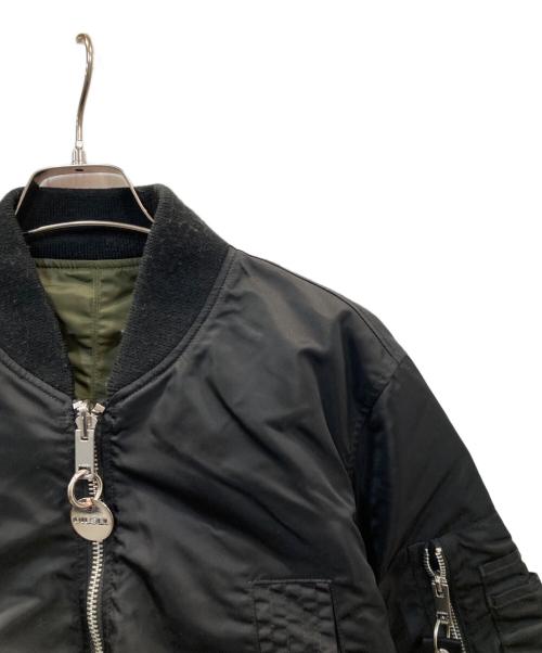 DIESEL（ディーゼル）DIESEL (ディーゼル) クロップドボンバージャケット ブラック サイズ:XSの古着・服飾アイテム