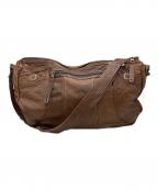 master-pieceマスターピース）の古着「レザーショルダーバッグ」｜ブラウン