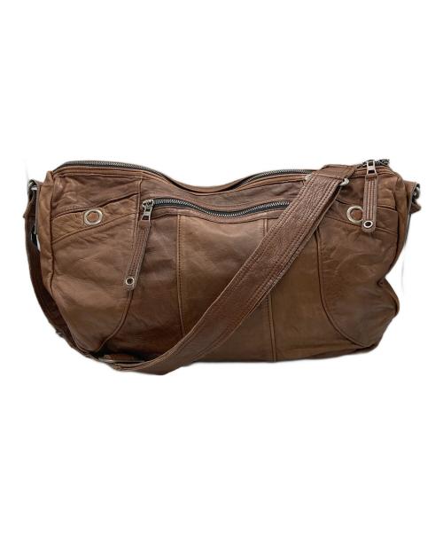 master-piece（マスターピース）master-piece (マスターピース) レザーショルダーバッグ ブラウンの古着・服飾アイテム