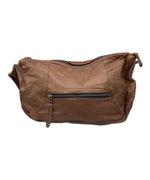 master-piece（マスターピース）master-piece (マスターピース) レザーショルダーバッグ ブラウンの古着・服飾アイテム