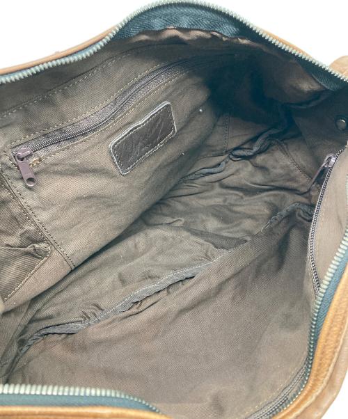 master-piece（マスターピース）master-piece (マスターピース) レザーショルダーバッグ ブラウンの古着・服飾アイテム